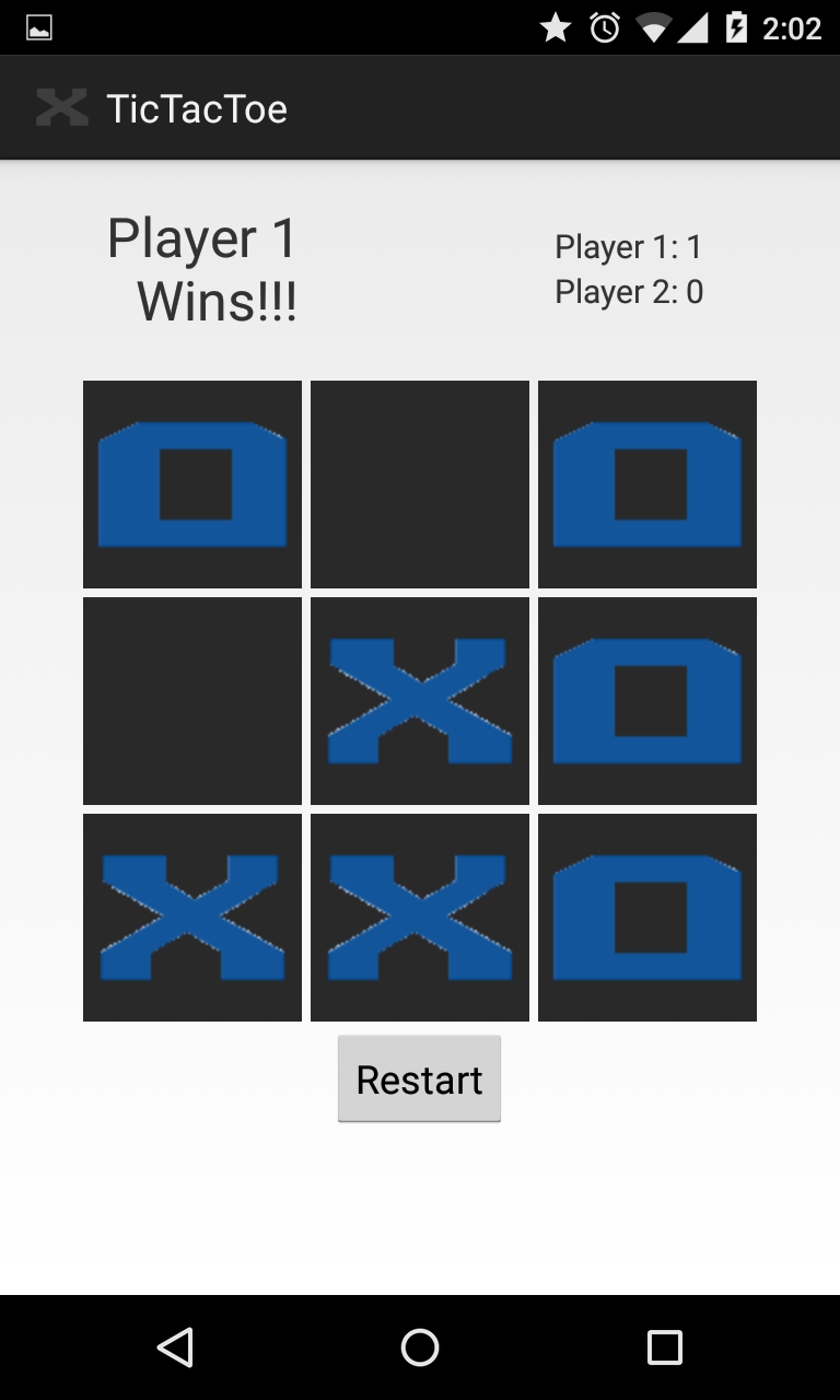 tic tac toe screenshot